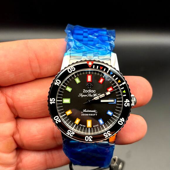 Zodiac x eBay Super Sea Wolf Automatic ZO9311 Limited Edition Diver Style Watch - Picture 7 of 17